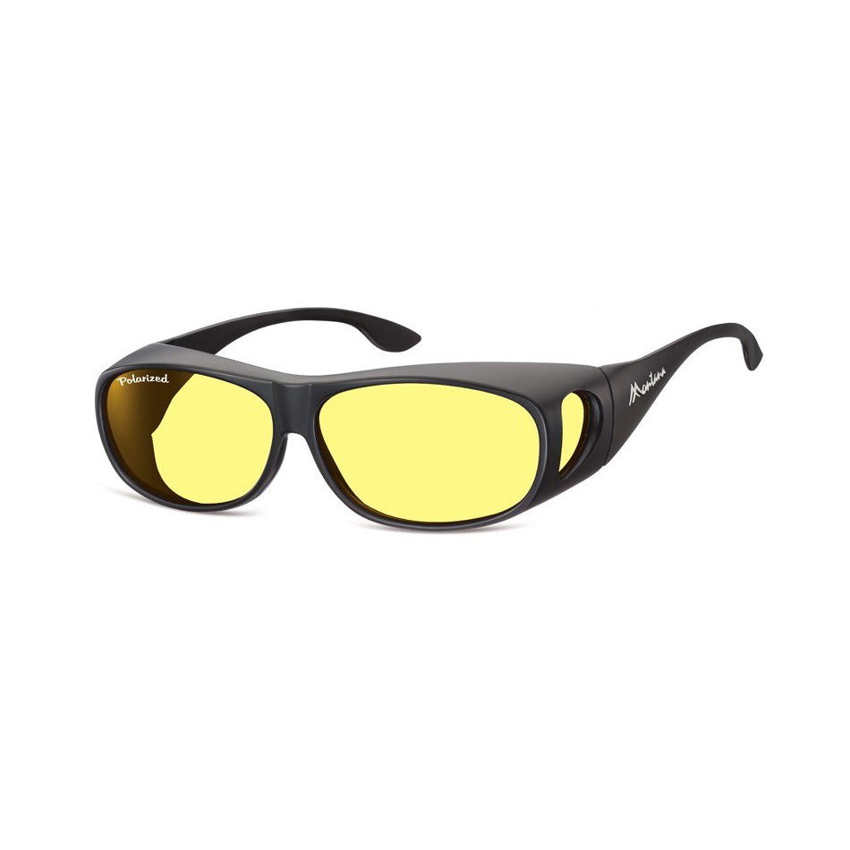 Żółte Okulary z Polaryzacją HD Fit Over dla Kierowców, nakładane na Korekcyjne FO2I