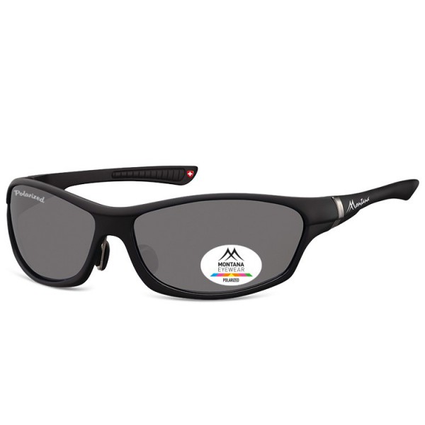 Sportowe okulary czarne z Polaryzacją MONTANA SP307