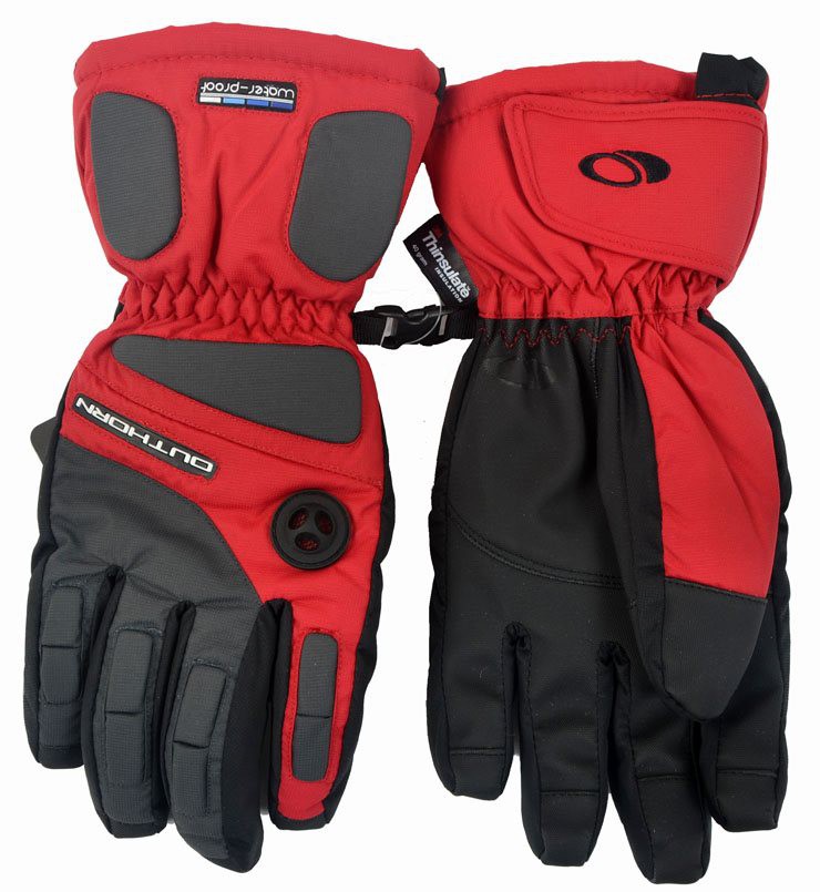 Rękawice narciarskie Outhorn COZ-13-REM014 czerwone