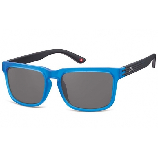 Nerdy okulary przeciwsłoneczne MONTANA S26B czarno-niebieskie