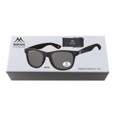Duże Klasyczne Okulary Polaryzacyjne Nerdy Montana BOXMP2-XL + pudełko