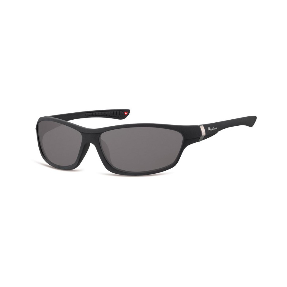 Okulary dziecięce sportowe Unisex czarne matowe CS90