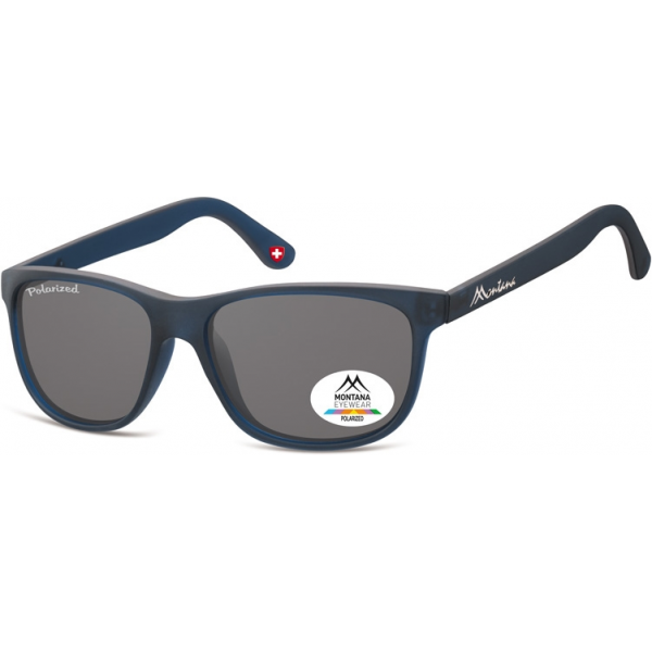 Okulary nerdy  Montana MP48E polaryzacyjne ciemnoniebieskie