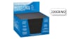 Ściereczka premium z mikrofibry do okularów 220g - czarna 18x15