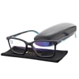 Męskie okulary +1.00 do czytania i komputera Blue Light ST338 czarne