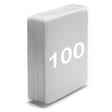 100x Ściereczka do czyszczenia i pielęgnacji okularów z Mikrofibry 17,5 x 14,5 Szara