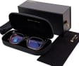Damskie okulary +1.50 do czytania i komputera z filtrem Blue Light STL286 szary/fiolet
