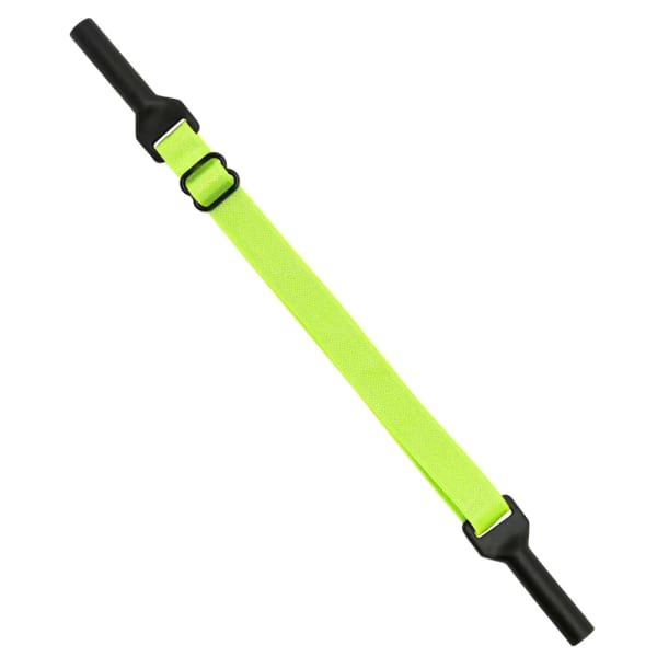 Taśma do okularów na regulowanej gumce z silikonowymi zaczepami - NEONOWY