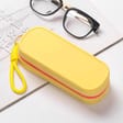 Silikonowe etui na okulary z poręcznym uchwytem ET-141C żółte