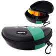 Etui na okulary sportowe ROCKBROS black carbon/green ET-ROCK-3