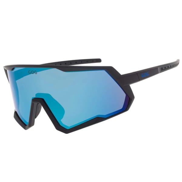 Duże okulary przeciwsłoneczne sportowe GOG E608-1 czarny/granat