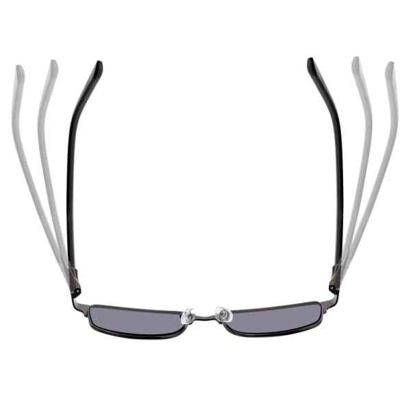 Przyciemniane okulary +2.00 do czytania męskie SPM41 szary/czarny