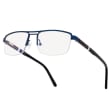 Męskie okulary PREMIUM +1.25 do czytania i komputera Blue Light+Antyrefleks STL260 granat
