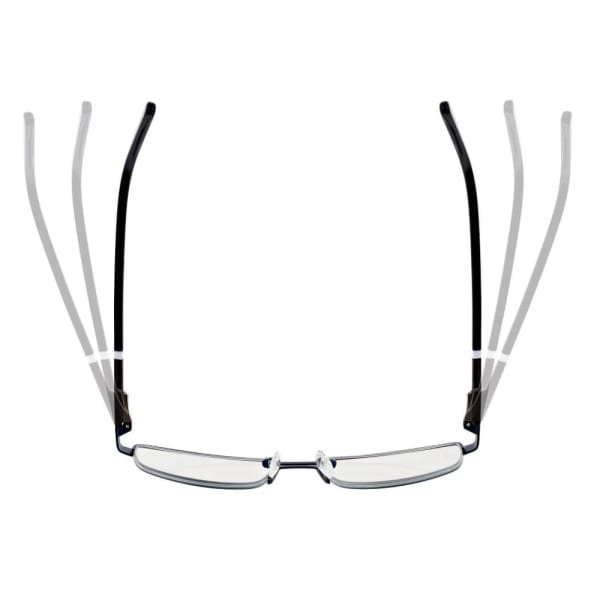 Męskie okulary PREMIUM +1.25 do czytania i komputera Blue Light+Antyrefleks STL260 granat