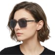 Okulary fotochromowe kat.1-3 przeciwsłoneczne bezramkowe STLF-12F czarne