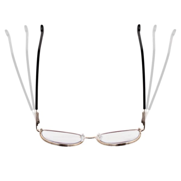 Damskie okulary +3.25 do czytania i komputera z filtrem Blue Light STL277 czarny/złoty