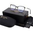 Damskie okulary +3.25 do czytania i komputera z filtrem Blue Light STL277 czarny/złoty