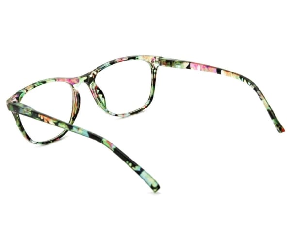 Damskie Okulary do Czytania moc: +3 w kwiatki ST312 ze skazą!