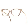 Plusy +3.00 damskie okulary do czytania korekcyjne Kocie Oczy ST327A ZE SKAZĄ!