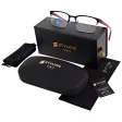 Męskie okulary +0.50 do czytania i komputera Blue Light+Antyrefleks STL281 z DEFEKTEM!