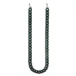 Łańcuszek do okularów akrylowe ogniwa SLA-14A zielony (69cm)