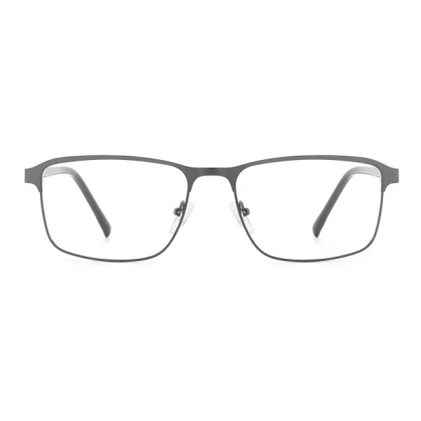 Męskie okulary zerówki oprawki korekcyjne prostokątne Flex 855B grafit