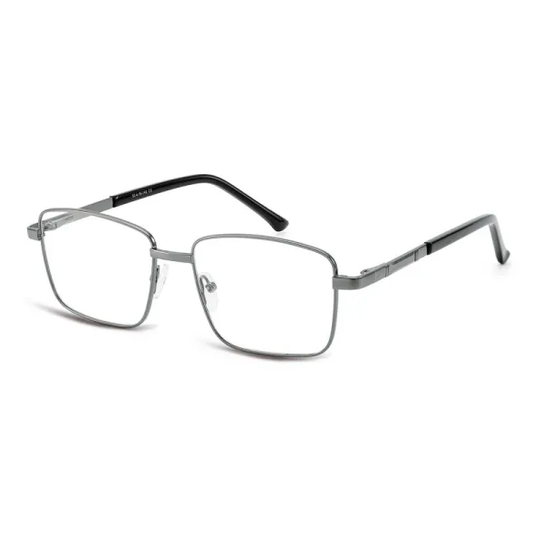Męskie okulary zerówki oprawki korekcyjne prostokątne Flex 854A grafit