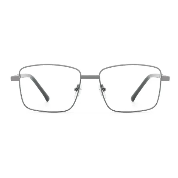 Męskie okulary zerówki oprawki korekcyjne prostokątne Flex 854A grafit