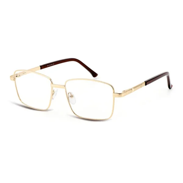 Męskie oprawki korekcyjne okulary zerówki 854C złote