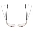 Damskie okulary zerówki +0.00 z filtrem Blue Light STL277A bordowy/złoty