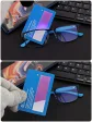 Męskie okulary +1.50 do czytania i komputera Blue Light STL282 czarny/niebieski