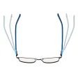 Męskie okulary +2.75 do czytania i komputera Blue Light STL282 czarny/niebieski