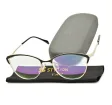 Damskie kocie okulary oprawki pod korekcję ST317B złoty/czarny