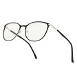 Damskie okulary ZE SKAZĄ! +0.50 do czytania i komputera z filtrem Blue Light STL277 czarny/złoty