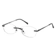 Bezramkowe damskie oprawki korekcyjne okulary zerówki 848C czarny