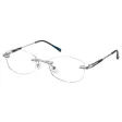 Bezramkowe damskie oprawki korekcyjne okulary zerówki 849D jasny grafit/granatowy