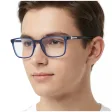 Okulary 'medium' pod korekcję z polaryzacyjną Nakładką przeciwsłoneczną na magnes CLIP-M-TRC-296B-1 niebieskie