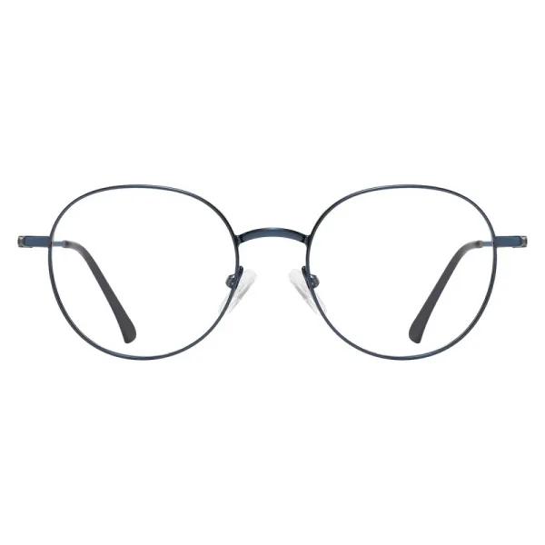 Okulary zerówki lenonki oprawki korekcyjne medium M291E niebieskie