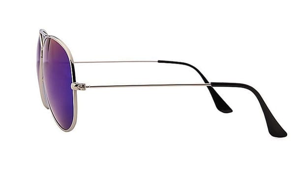 Okulary Pilotki przeciwsłoneczne aviator 2163C niebieski/srebny