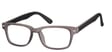 Okulary Zerówki klasyczne oprawki Sunoptic CP156D szaro-czarne