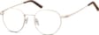 Złote Lenonki Okulary oprawki korekcyjne Sunoptic 603A