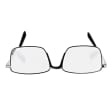 Plusy +2.00 Męskie okulary do czytania korekcyjne FLEX ST333 srebrne