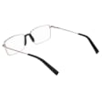 Plusy +2.00 Męskie okulary do czytania korekcyjne FLEX ST333 srebrne