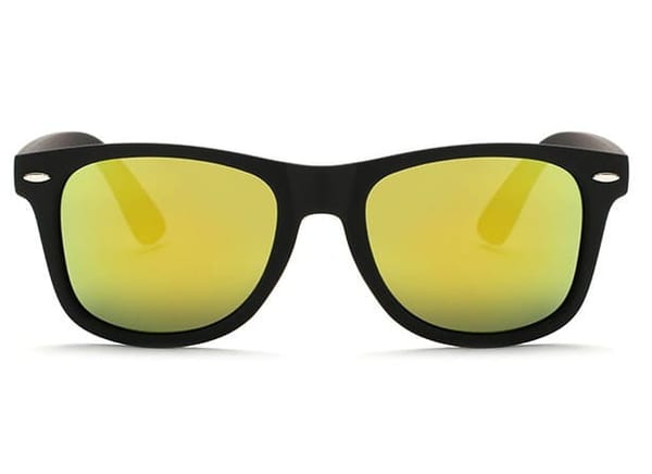 Czarne matowe nerdy lustrzane polaryzacja DRS-62C7