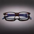 Plusy +2.00 okulary korekcyjne do komputera i czytania Antyreflex + Blue Light ST332 w panterkę