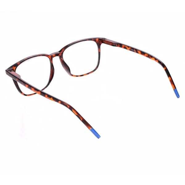 Plusy +2.50 okulary korekcyjne do komputera i czytania Antyreflex + Blue Light ST332 w panterkę