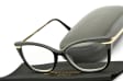 Plusy +2.00 damskie okulary do czytania korekcyjne Kocie Oczy ST327 czarno-złote