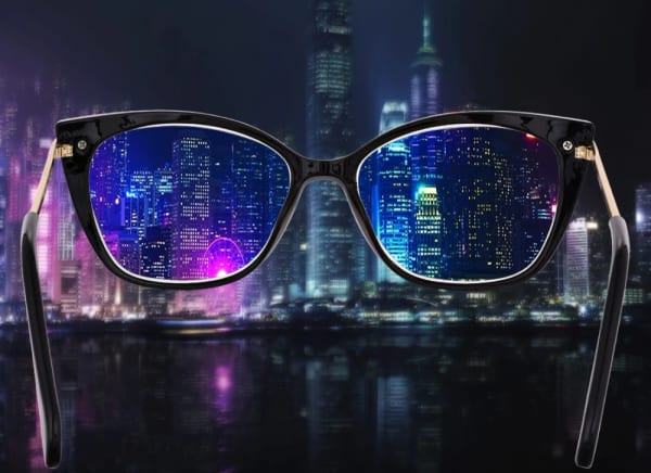 Plusy +3.00 damskie okulary do czytania korekcyjne Kocie Oczy ST327 czarno-złote