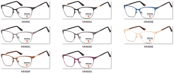 Okulary oprawki Kocie optyczne Montana MM606G fioletowe