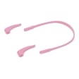 Elastyczne dziecięce oprawki okularowe zerówki prostokątne + gumka Sunoptic K5B różowe